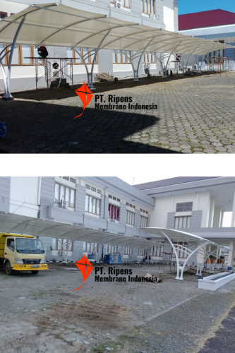 10.Area Parkir Mobil Kantor DPRD Kabupaten Halmahera Timur Provinsi Maluku Utara, Luas 1.092 m2